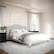 Martha Stewart Amelia Queen Upholstered Platform Bed w/Curved Headboard and Cushioned Siderails, Wood Slat, Gray TW-3WDB02B-Q-GY-MS - alternate 7